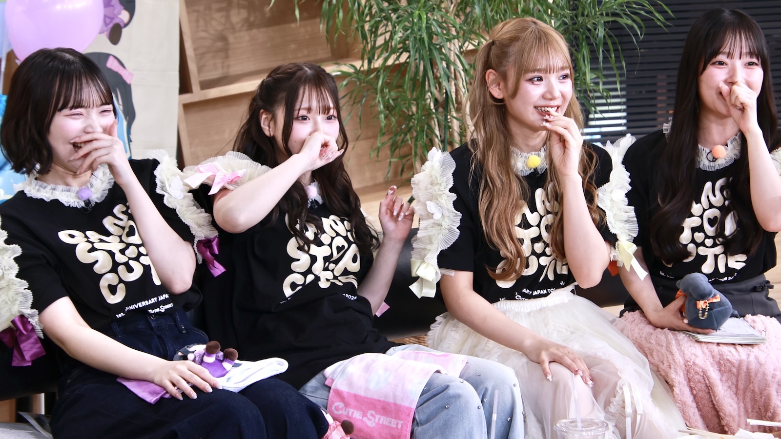 CUTIE STREET・真鍋凪咲、桜庭遥花、古澤里紗、川本笑瑠の写真