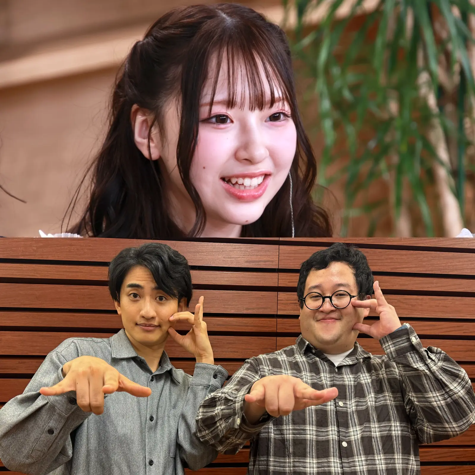 桜庭遥花、梅田みゆ ペアチェキ 大阪ペア写メ📸🐃⚾️ #きゅーすと初