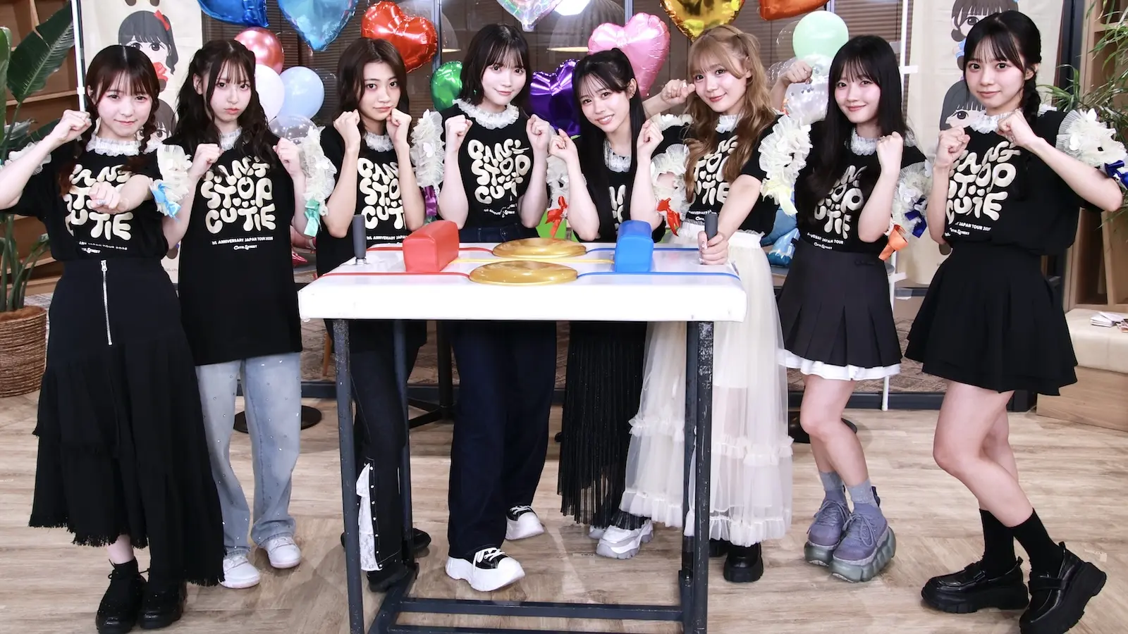 CUTIE STREET “きゅーすと腕相撲王”決定！優勝賞品にメンバー爆笑