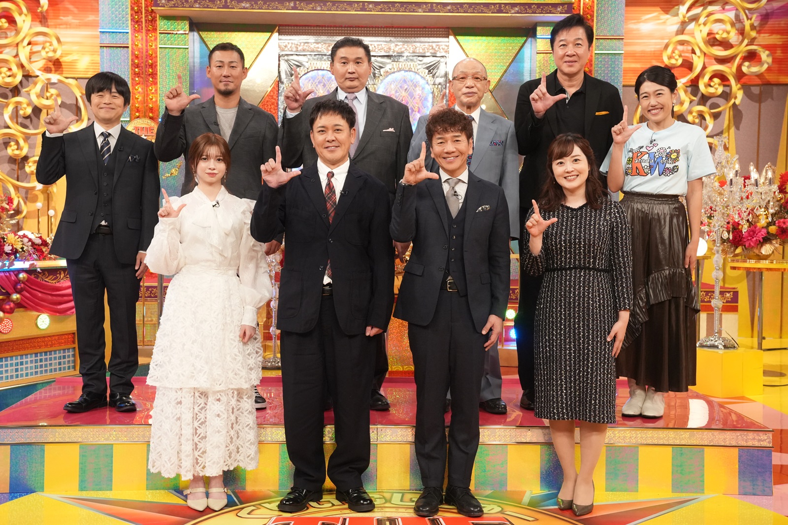 くりぃむしちゅー、落合博満らの写真