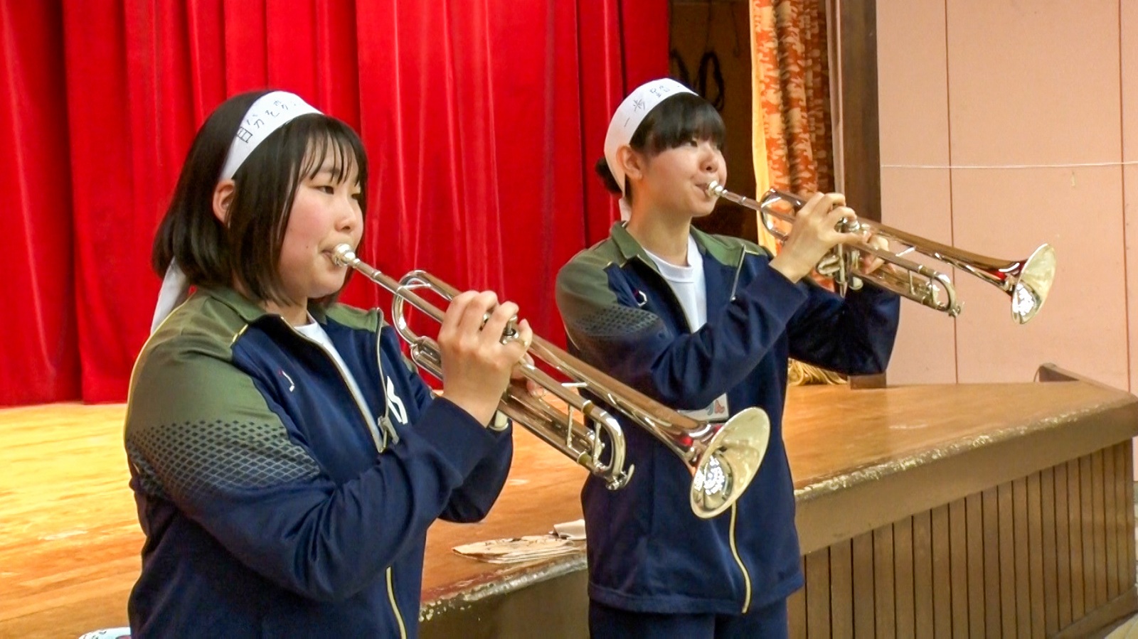 トランペットの石山さんと鈴木さん