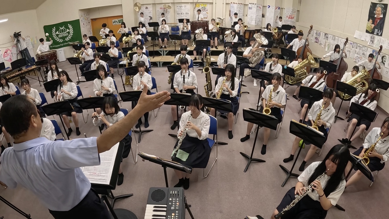 岡山県の明誠学院高等学校吹奏楽部
