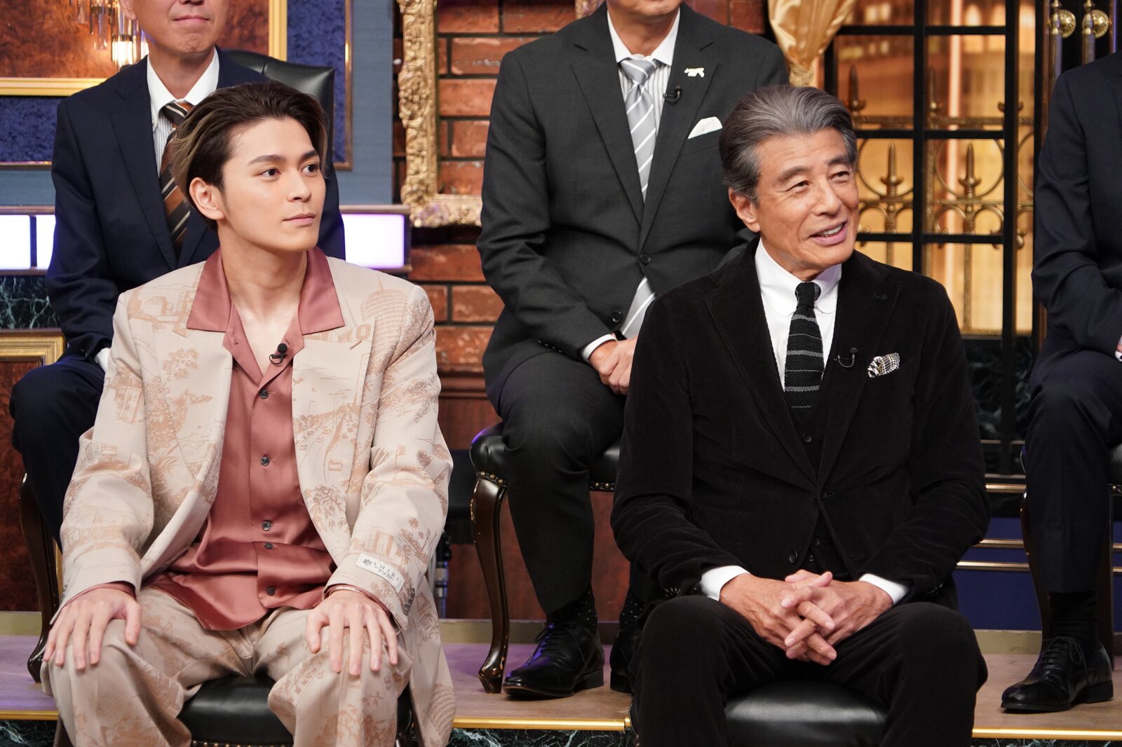 眞栄田郷敦の写真、舘ひろしの写真