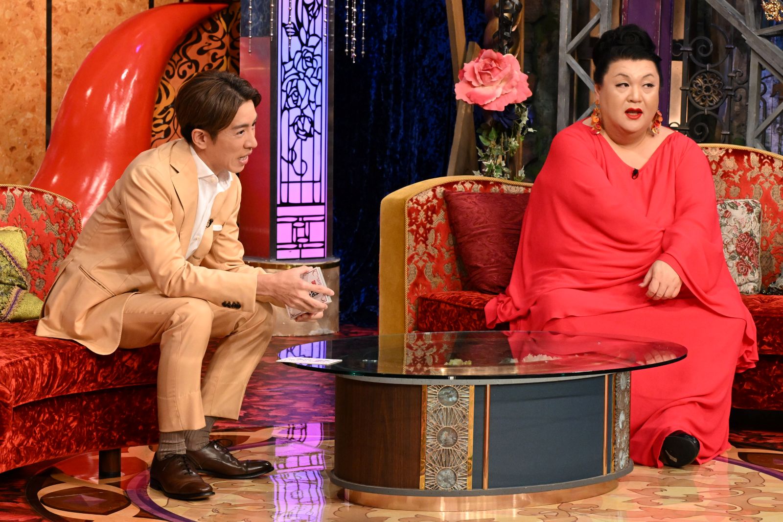 SUPER EIGHTの村上信五とマツコ・デラックスの写真