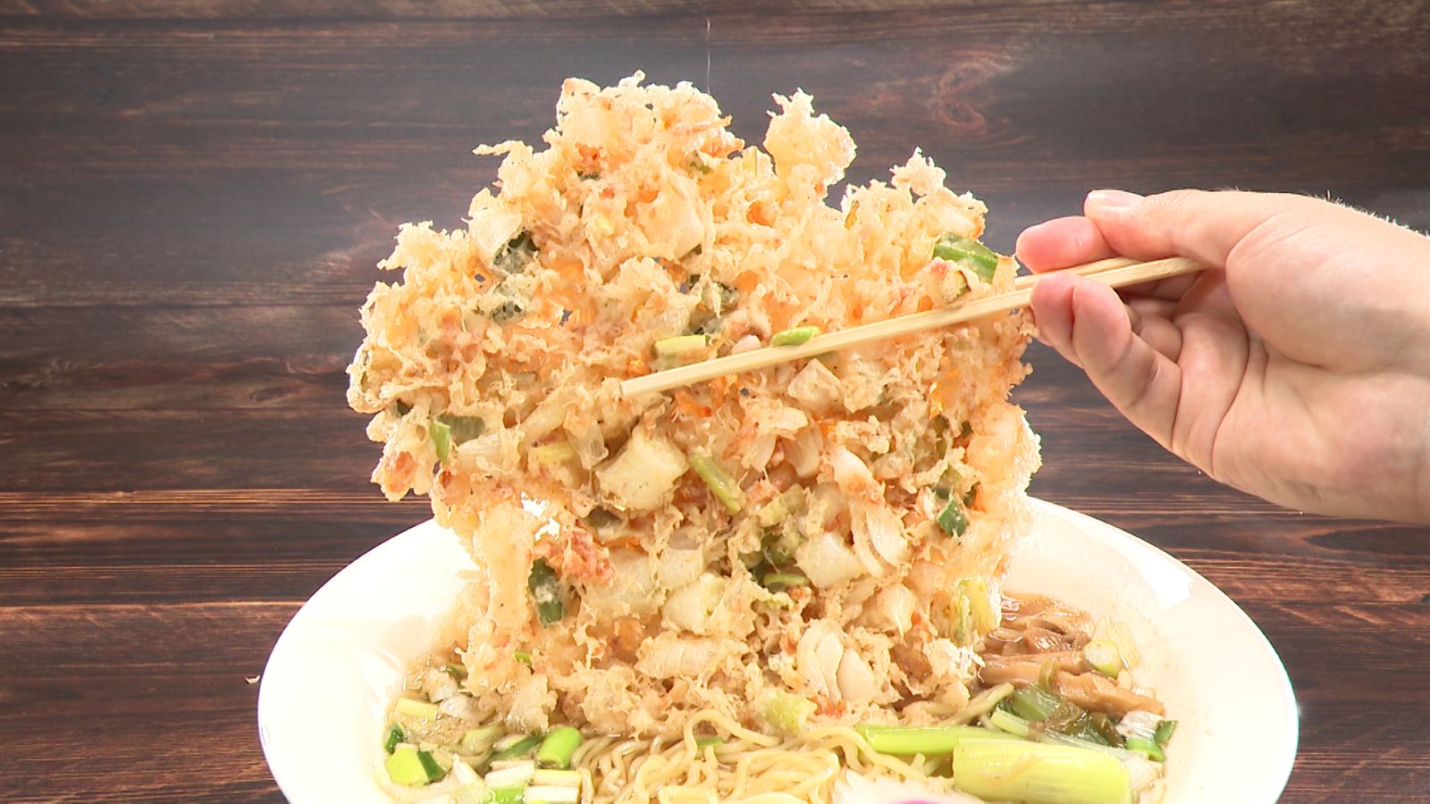 かき揚げラーメン(1,000円)の写真