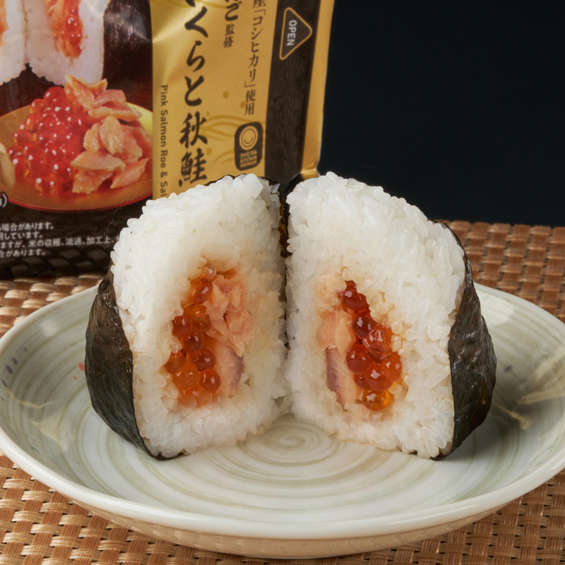 ぼんご監修 ごちむすび いくらと秋鮭