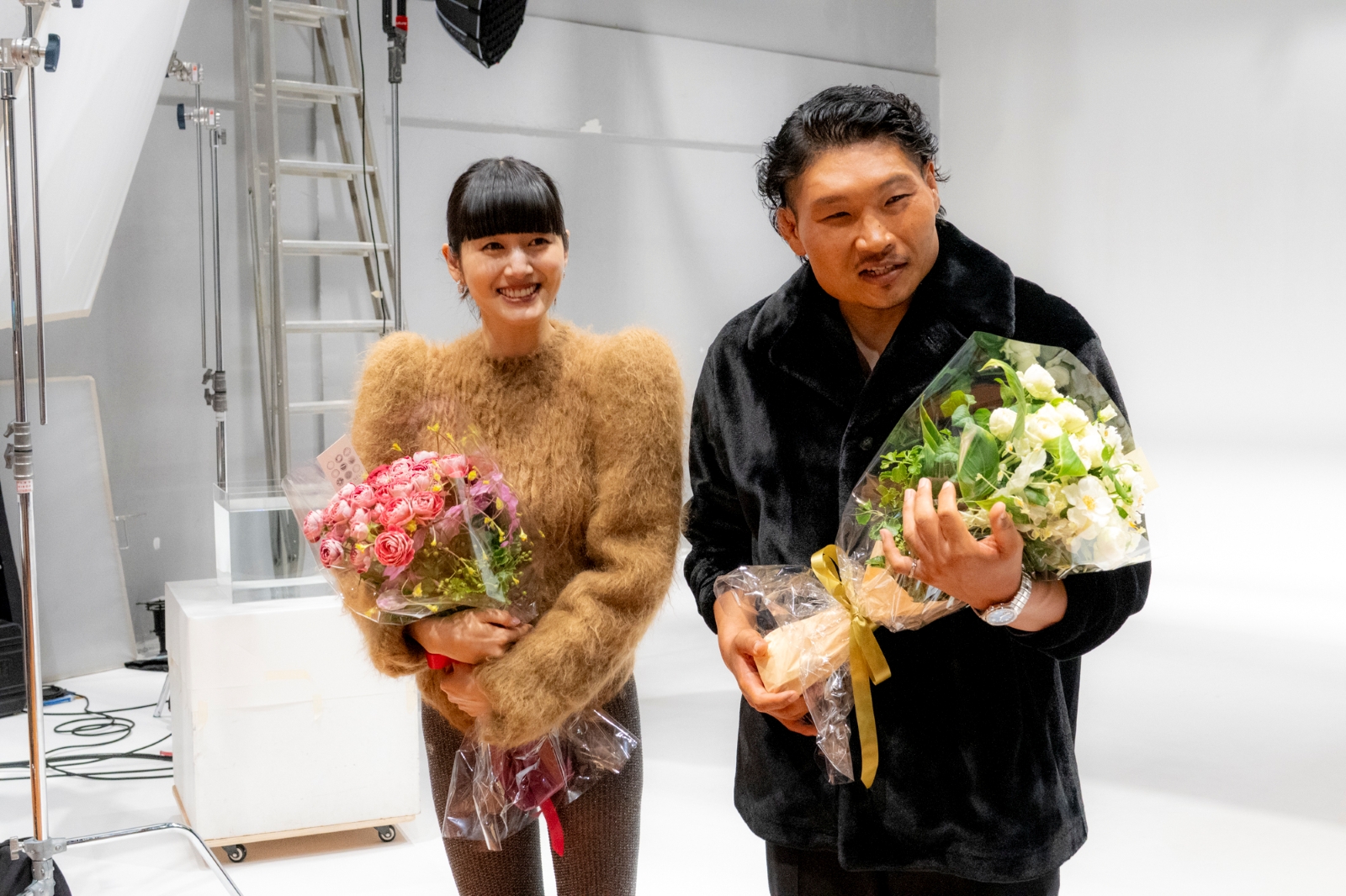 稲垣啓太と新井貴子の写真