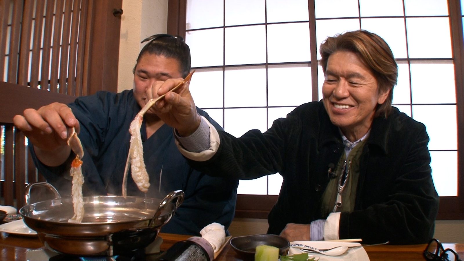 ヒロミと欧勝海関の写真