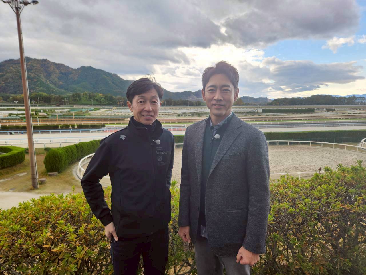 武豊と小泉孝太郎の写真