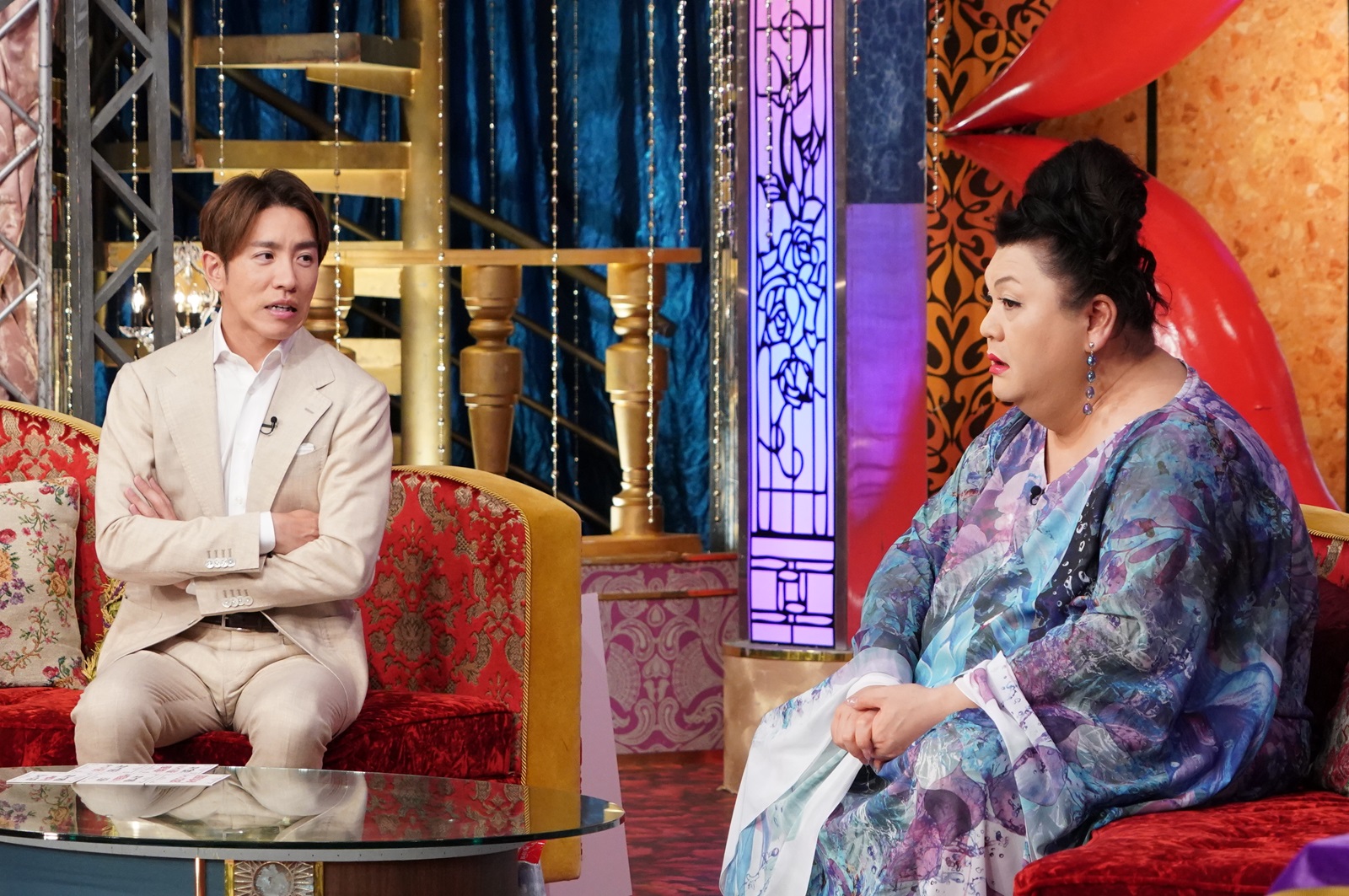 村上信五(SUPER EIGHT)とマツコ・デラックスの写真