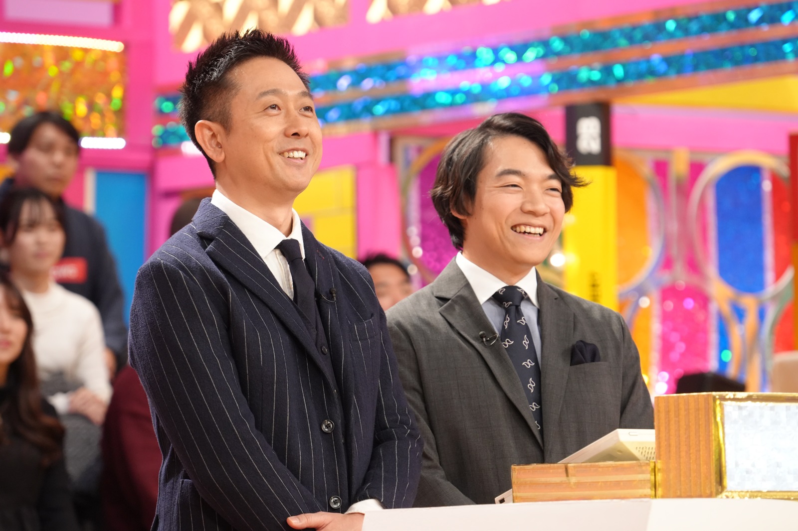 ロザン・宇治原史規とQuizKnock・伊沢拓司の写真