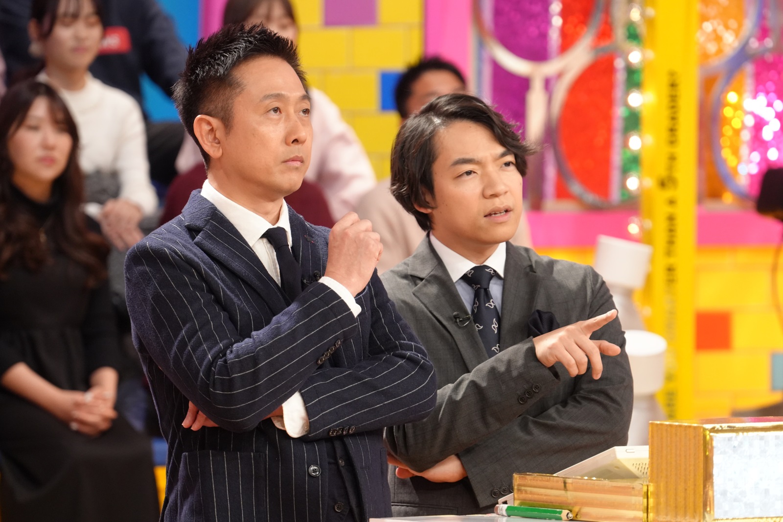 ロザン・宇治原史規とQuizKnock・伊沢拓司の写真