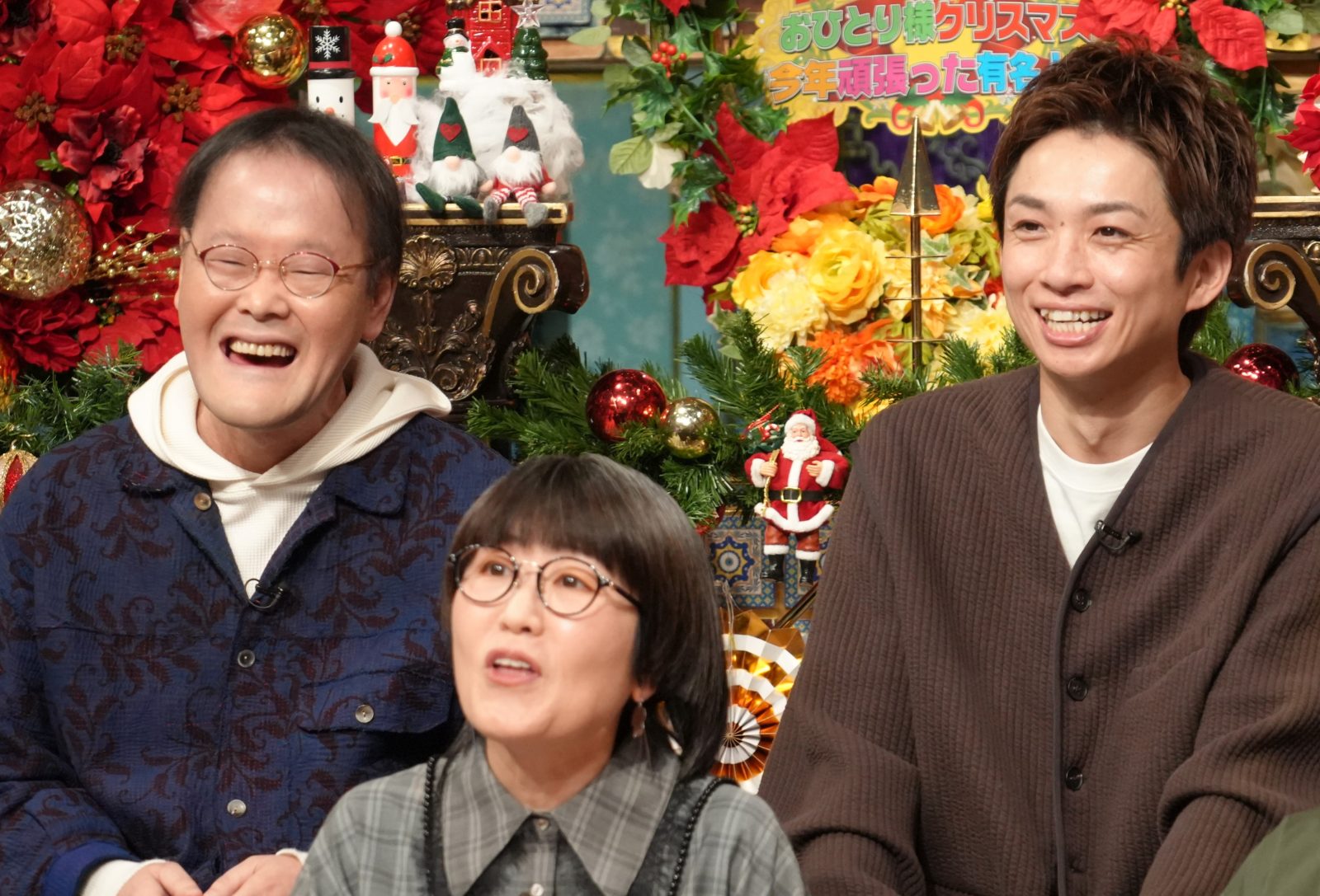 アインシュタイン（河井ゆずる・稲田直樹）と光浦靖子の写真