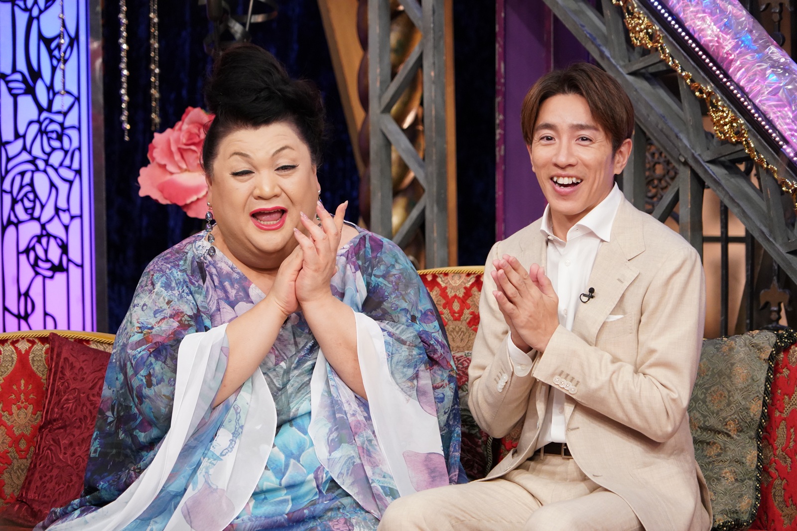 村上信五（SUPER EIGHT）とマツコ・デラックスの写真