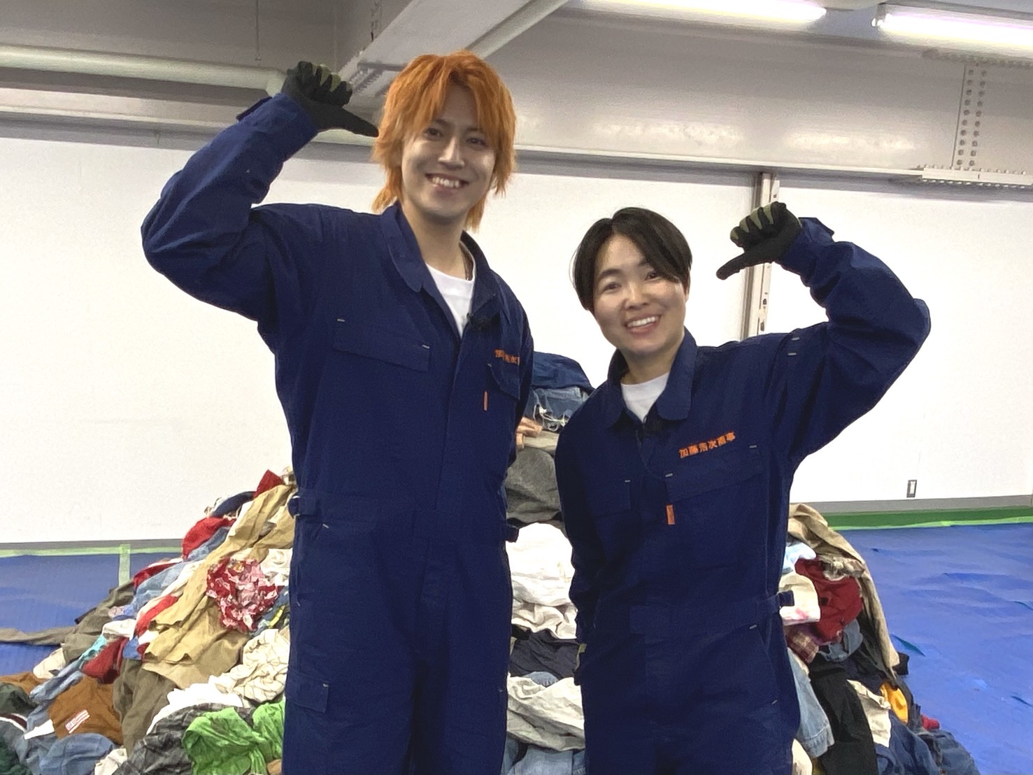 イモトアヤコと超特急・タカシの写真