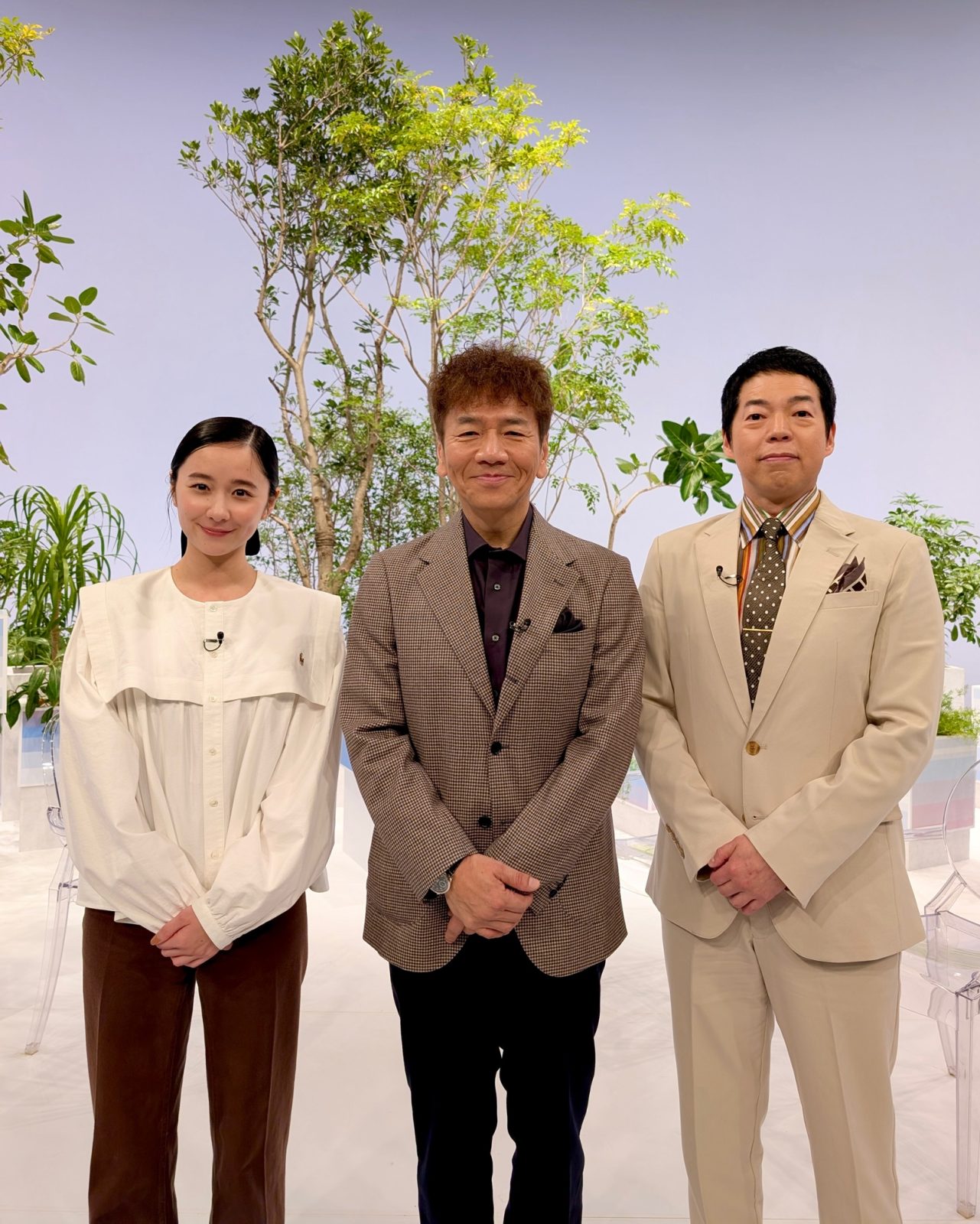 くりぃむしちゅー上田晋也、今田耕司、堀田真由の写真