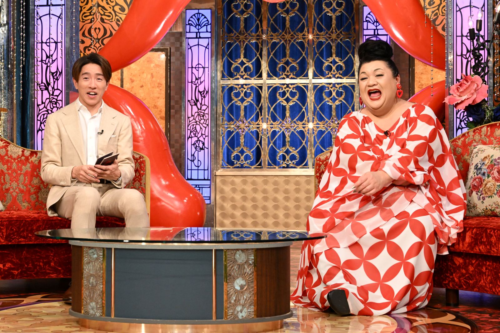 SUPEREIGHTの村上信五とマツコ・デラックスの写真