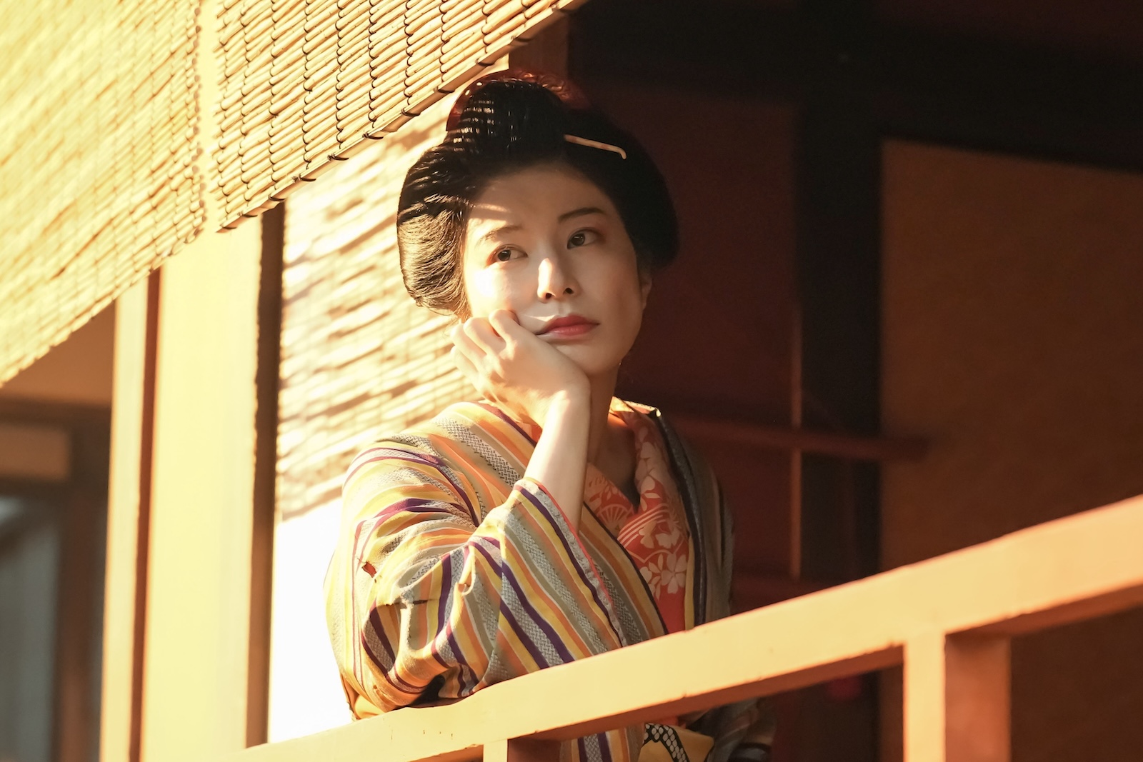 連続テレビ小説『ばけばけ』に出演するさとうほなみ