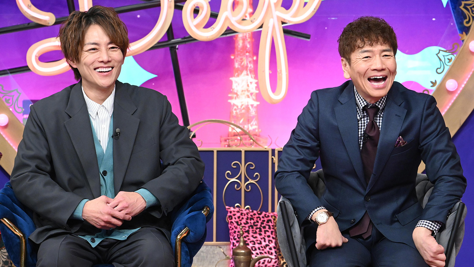 杉浦太陽と上田晋也の写真