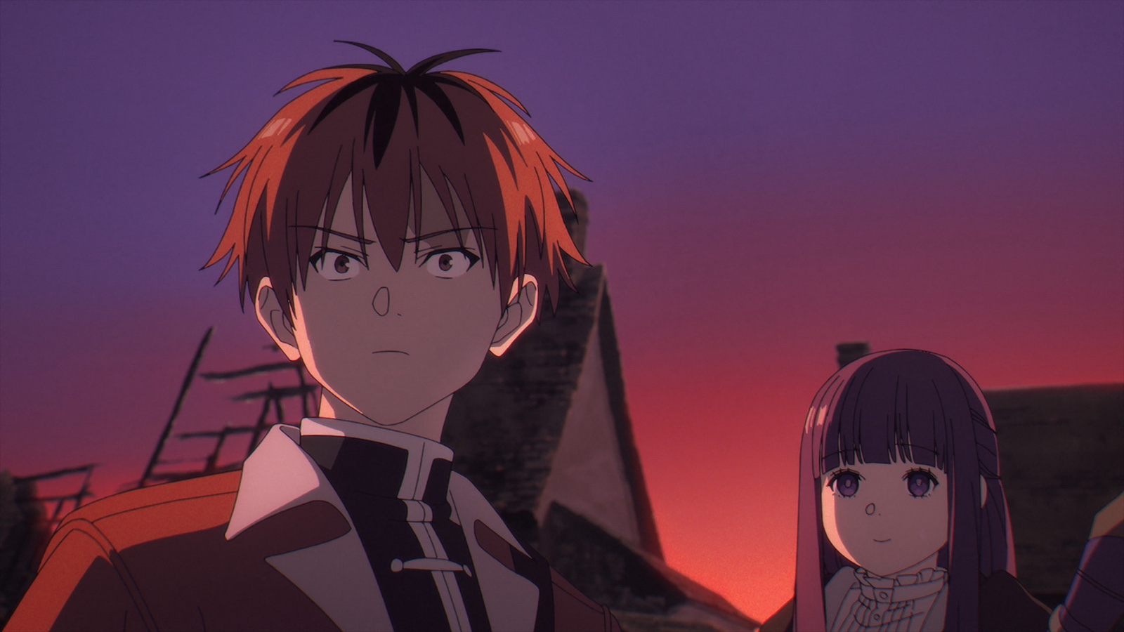 戦士シュタルク、魔法使いフェルンの画像（アニメ『葬送のフリーレン』）