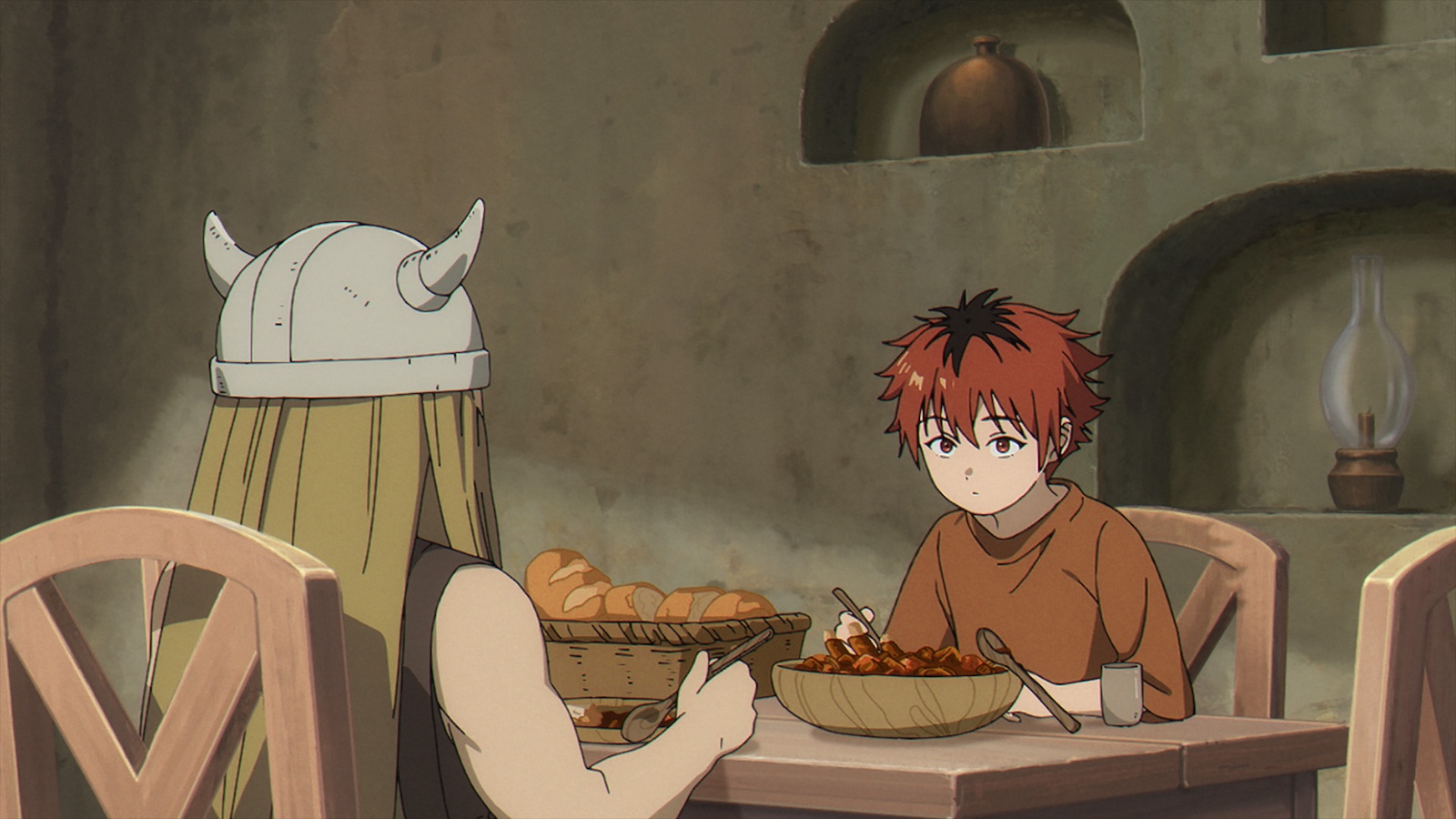 若き日の戦士アイゼン、シュタルクの画像（アニメ『葬送のフリーレン』）