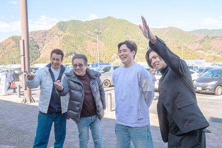 家族の旅の写真