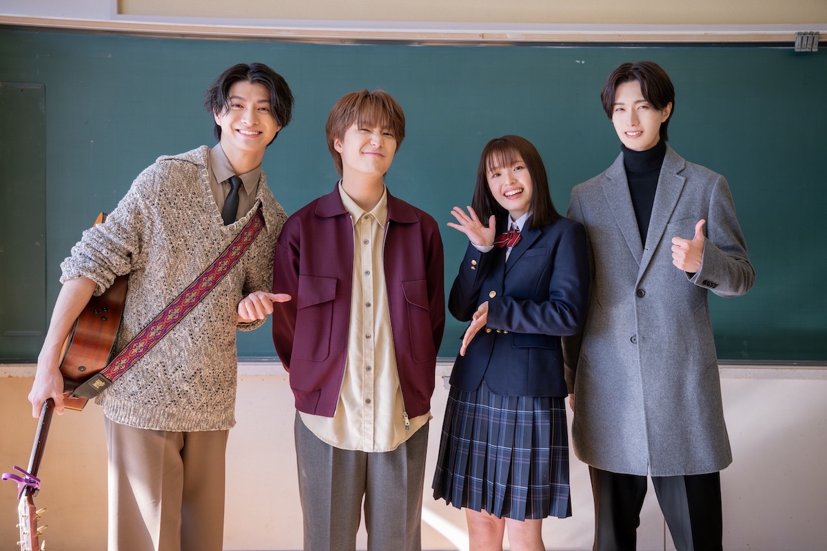 「黒崎さんの一途な愛がとまらない」主題歌を歌うSakurashimejiら