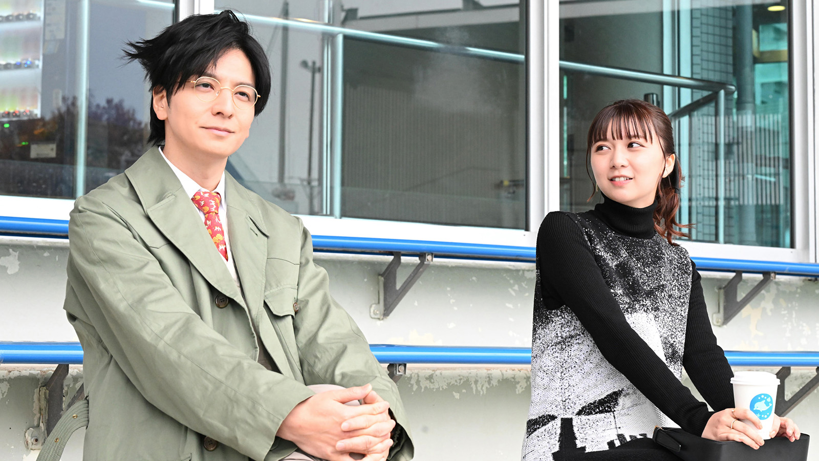 デートにきた一葉と司の写真