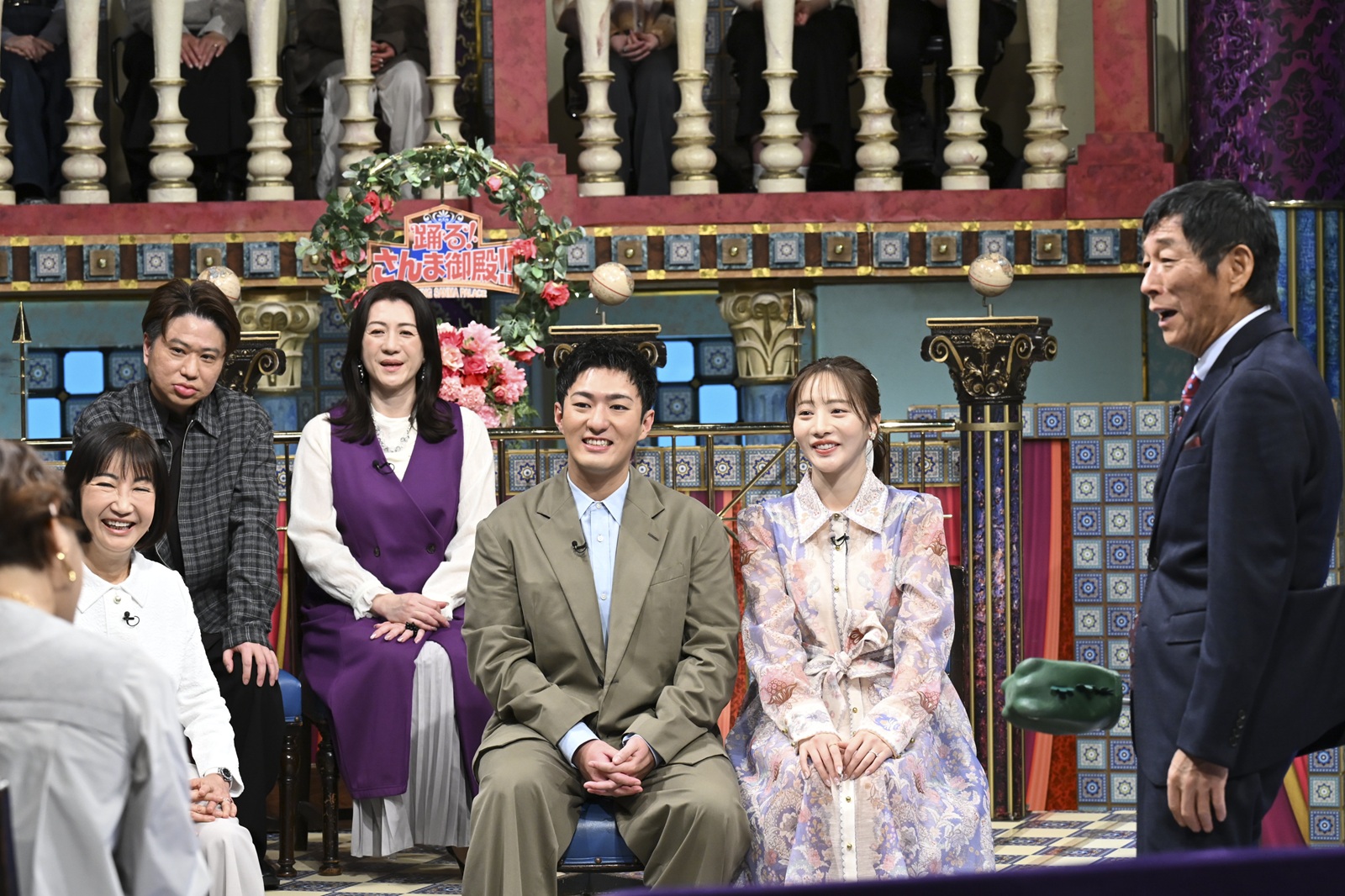 0210放送『さんま御殿』スタジオ場面GS