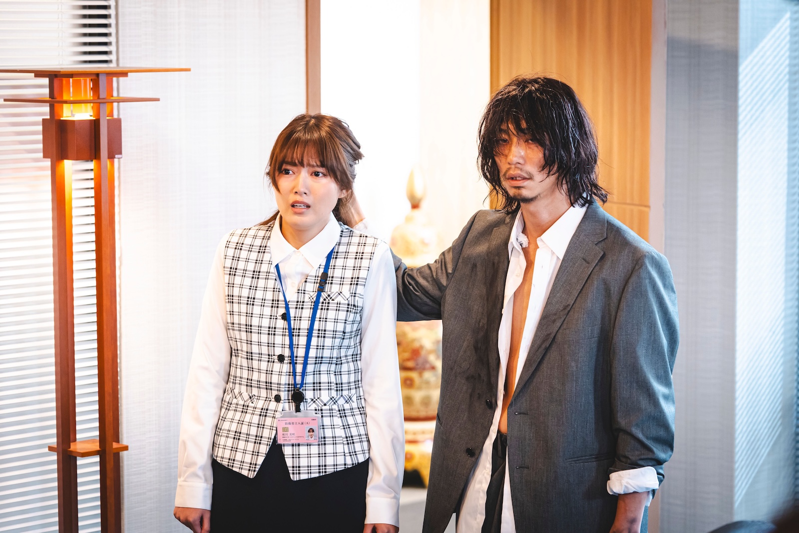 ドラマ『こちら予備自衛英雄補?!』に出演する水谷果穂、奥野瑛太