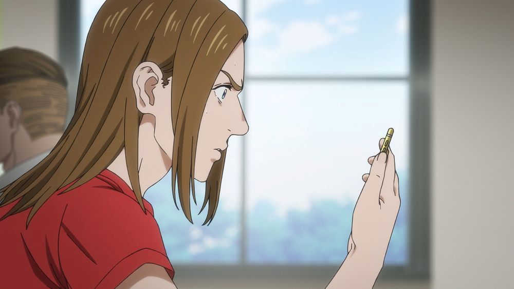 TVアニメ『ダーウィン事変』レッド・ピル銃撃事件PVのルーシーの画像