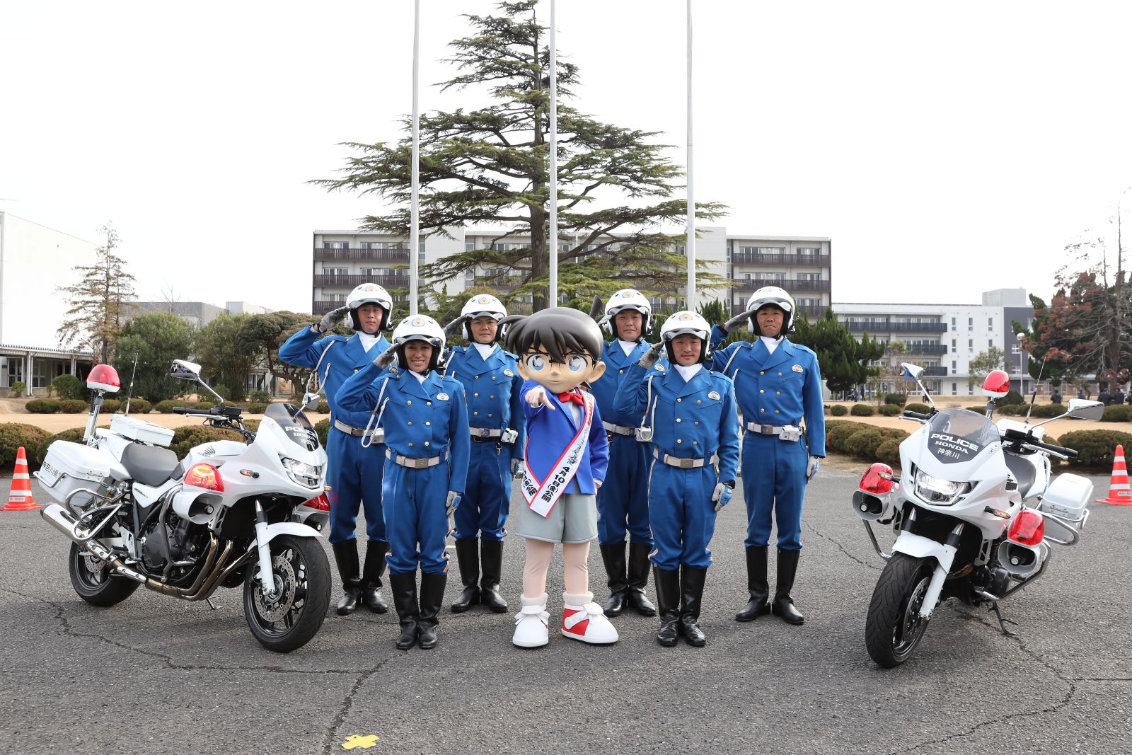 神奈川県警察学校ポリスフェスの様子