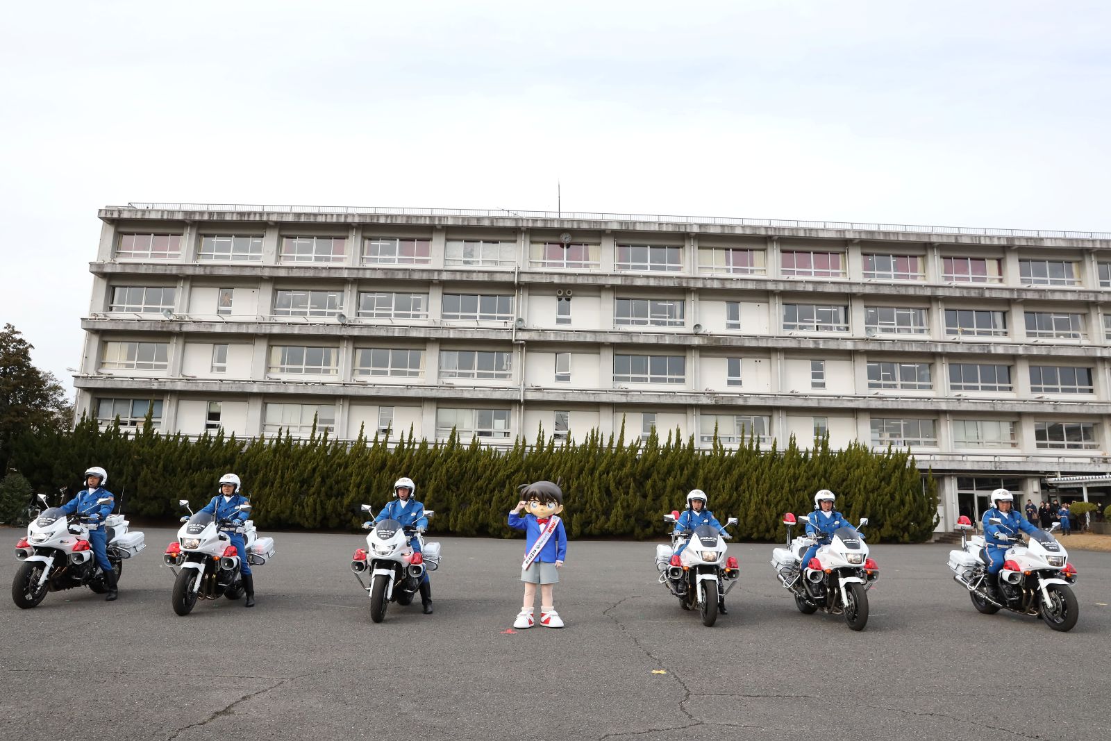神奈川県警察学校ポリスフェスの様子