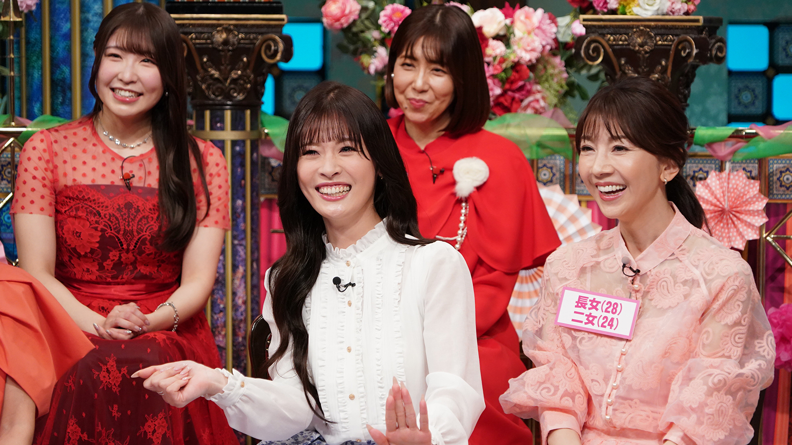 緒方かな子＆緒方佑奈、君島十和子＆君島憂樹の写真