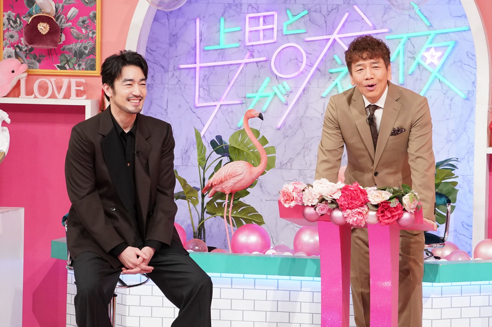 大谷亮平、上田晋也の写真