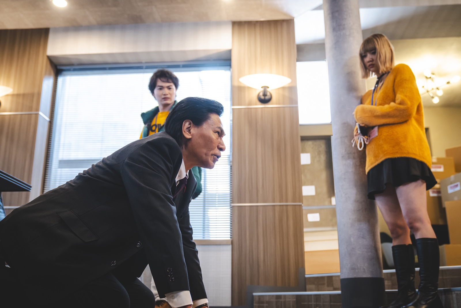 『こちら予備自衛英雄補?!』に出演する、森永悠希、小宮山莉渚、高杉亘