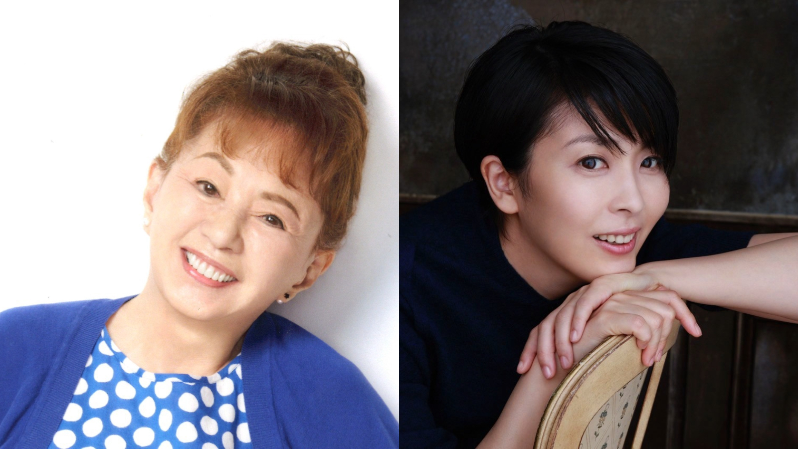 加賀まりこと松たか子の写真