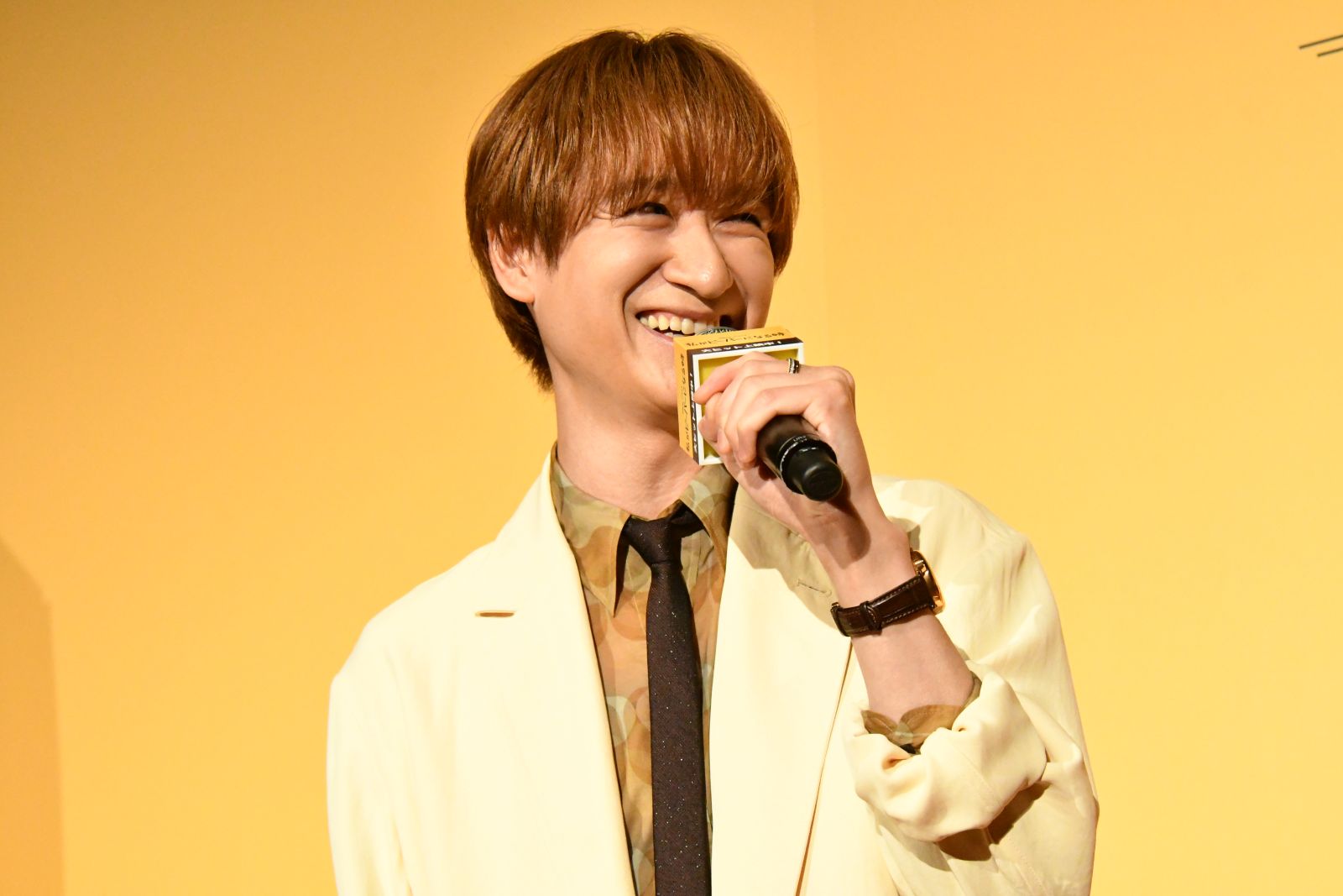 『私がビーバーになる時』大ヒット記念イベントでの宮田俊哉