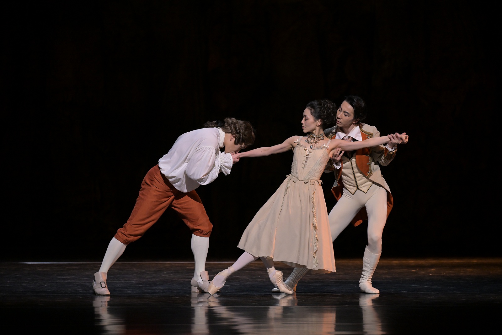 新国立劇場バレエ団・小野絢子、奥村康祐、中家正博の写真