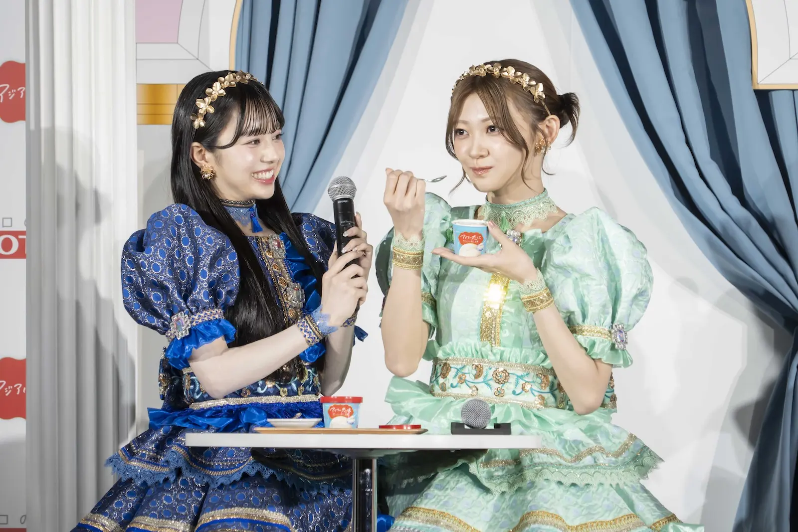 CUTIE STREETが4組のペアに分かれて食レポ対決！ロッテ10年ぶりの新