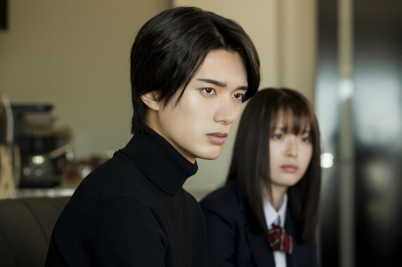 山中柔太朗（M!LK）と豊嶋花の写真