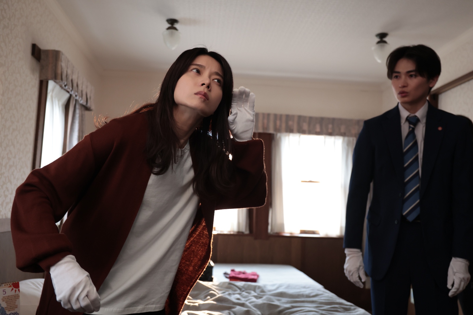 ドラマ『多すぎる恋と殺人』森カンナ、西垣匠の写真