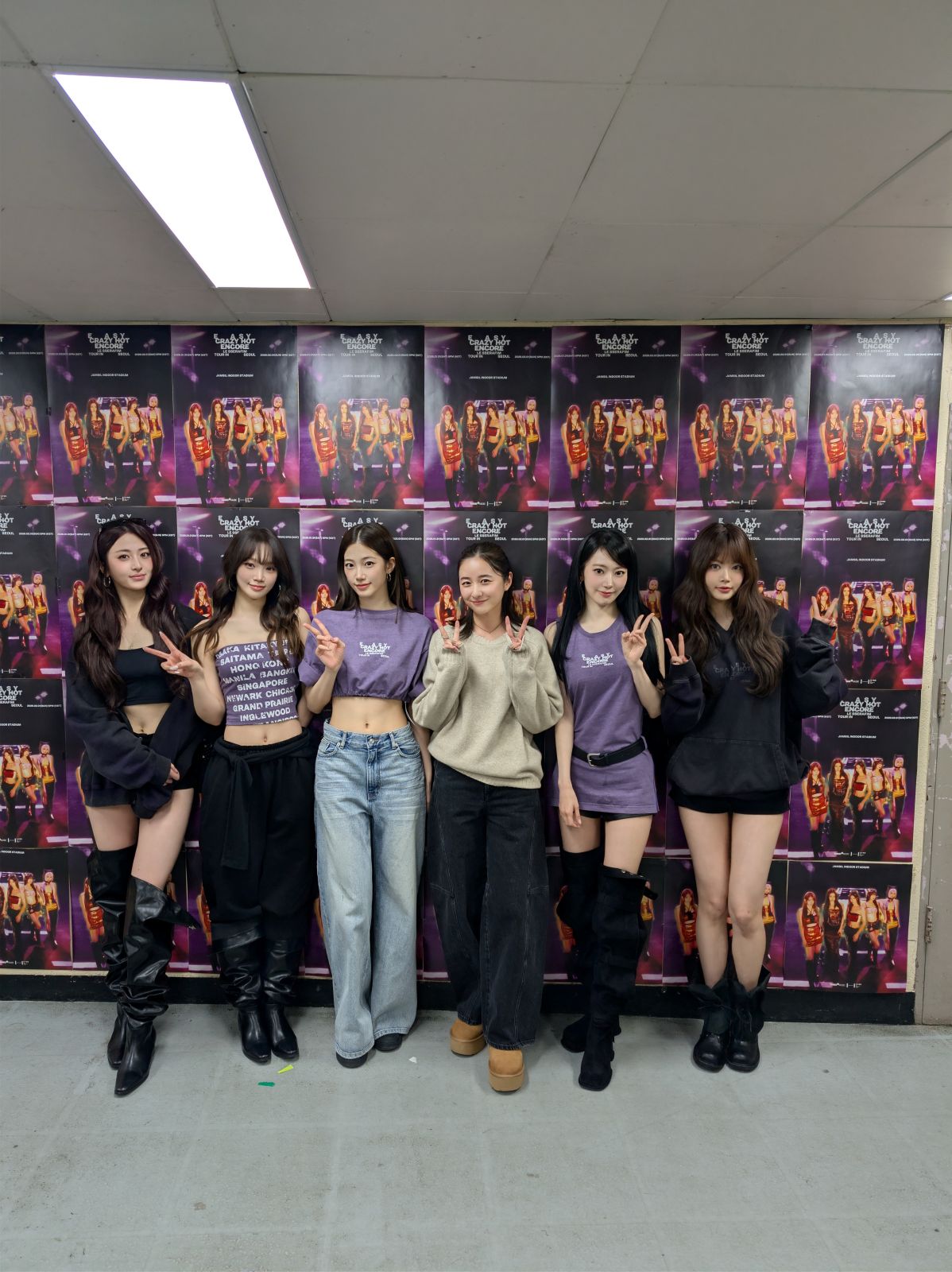 堀田真由と、LE SSERAFIMの写真