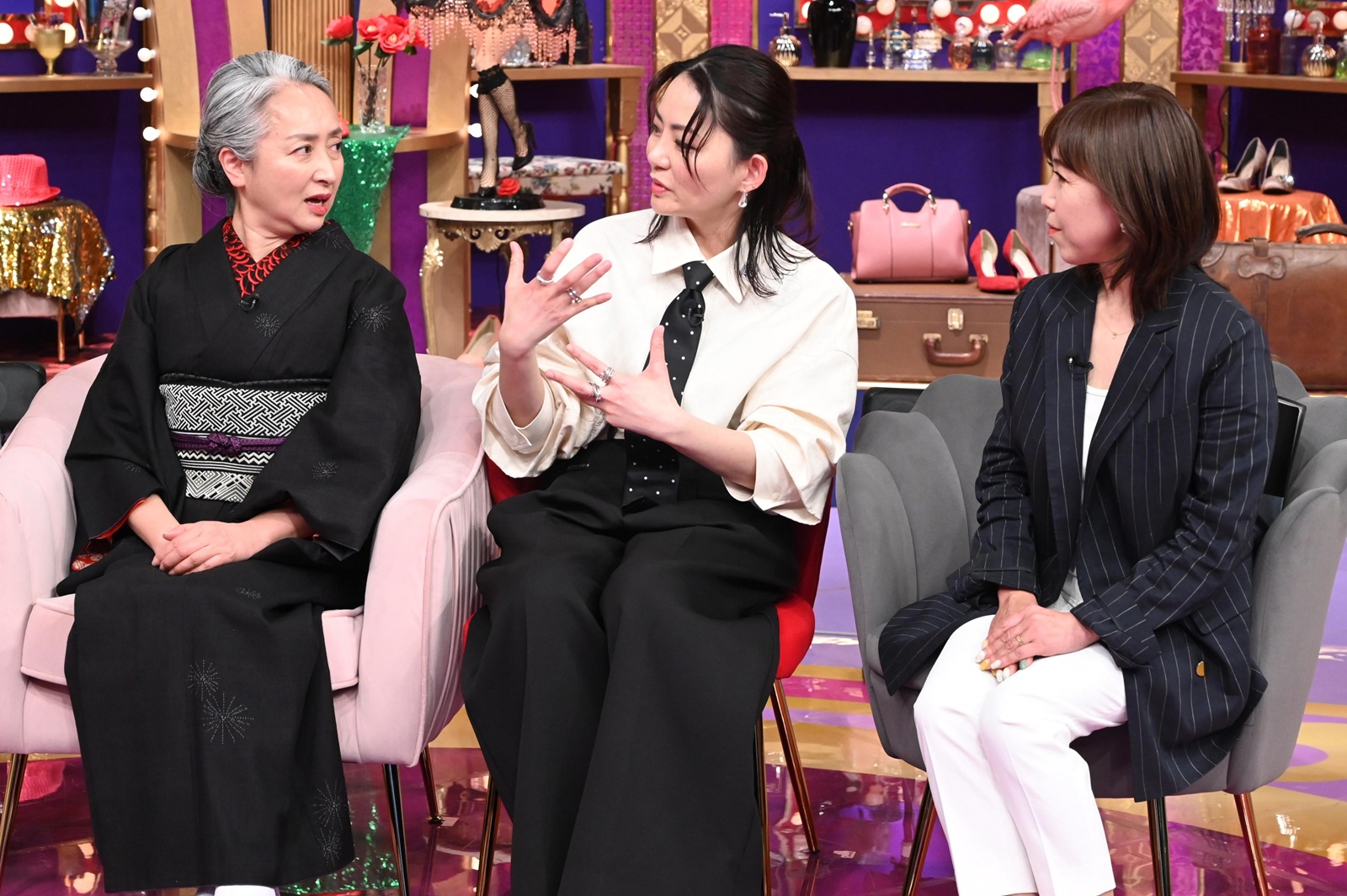 4月7日放送の『上田と女がDEEPに吠える夜』のスタジオGS