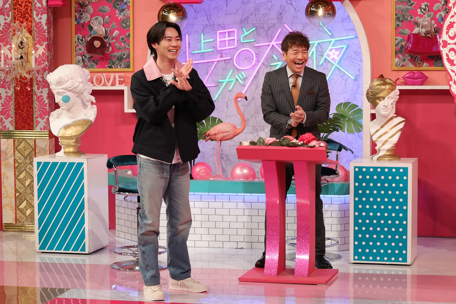 戸塚純貴と上田晋也の写真