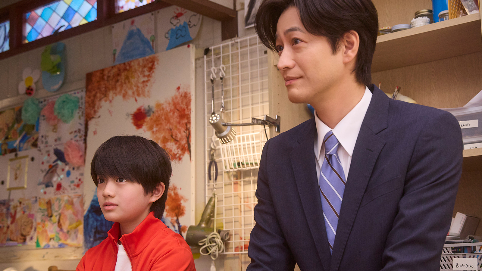 竹財輝之助と高木波瑠の写真