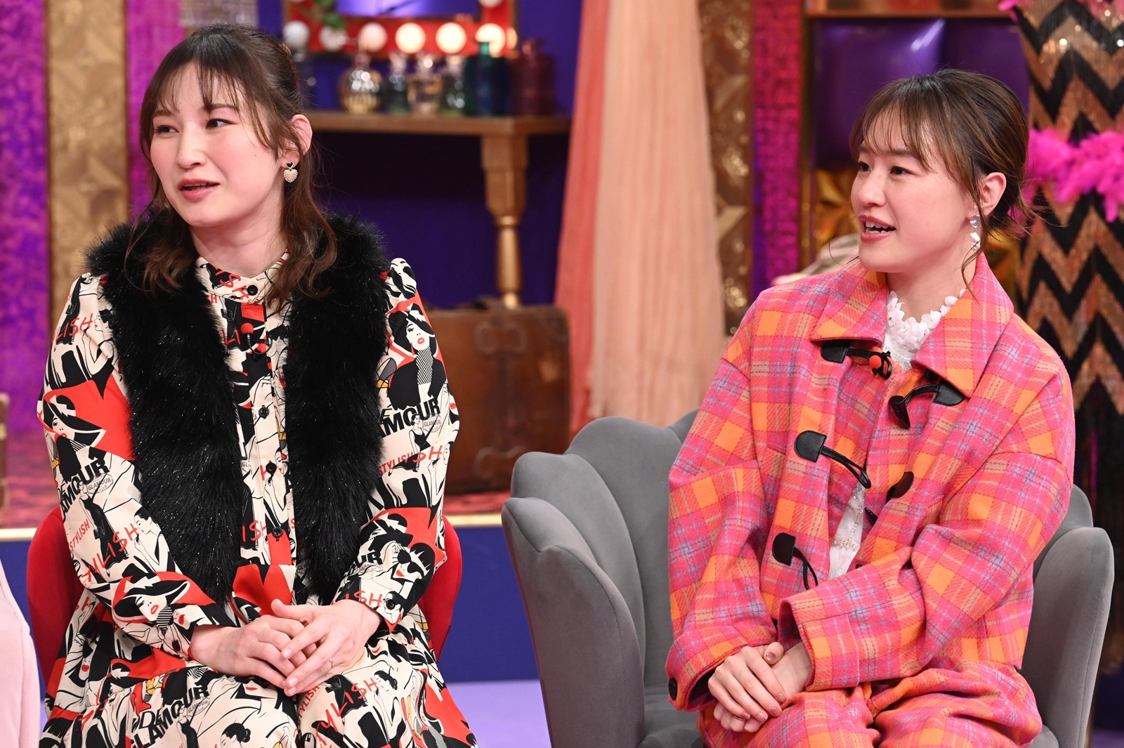 土性沙羅と登坂絵莉の写真