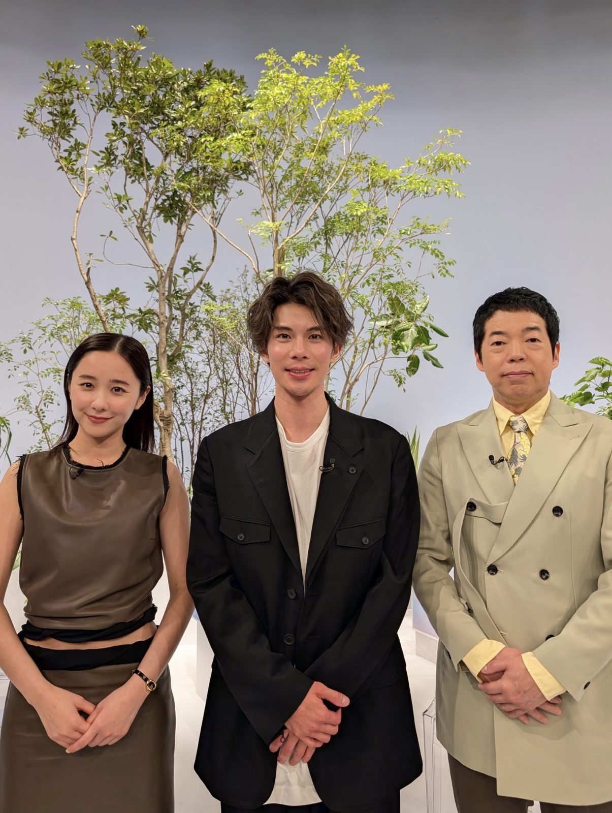 柿澤勇人、堀田真由、今田耕司の写真