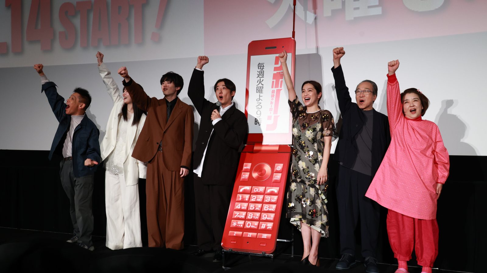 4月14日（火）、都内で開催されたテレビ朝日系ドラマ『リボーン ～最後のヒーロ―～』の第1話お披露目会＆トークイベントに主演・高橋一生らドラマキャスト陣が登壇。