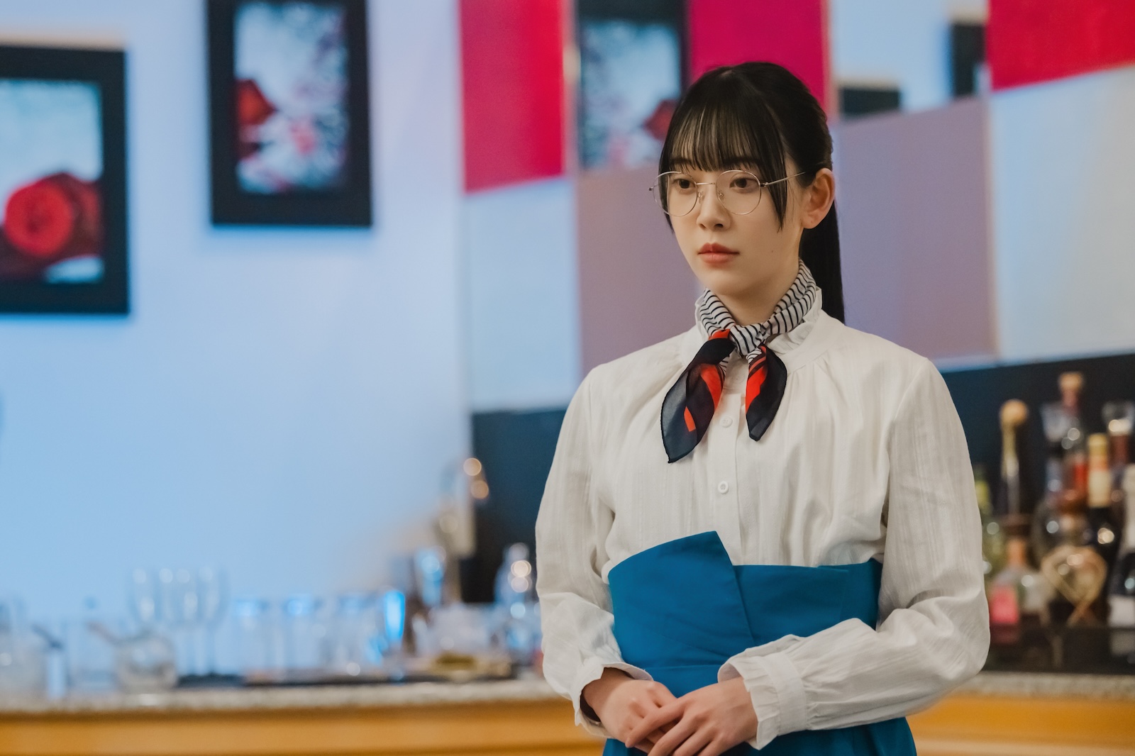 ドラマ『ディープリベンジ-顔を捨てた家政婦-』に出演する堀未央奈
